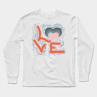 Lgbt Lovely Love Gay Gays Heartbeat Pride Long Sleeve T-Shirt